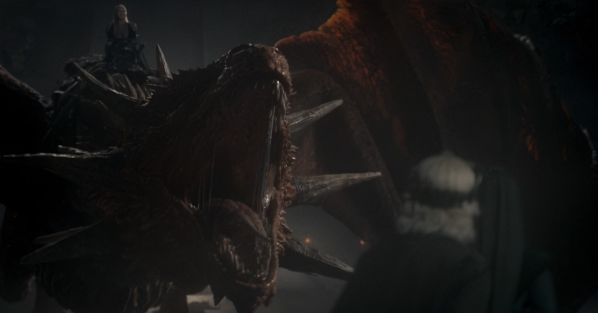 Dragon scene from House of the Dragon